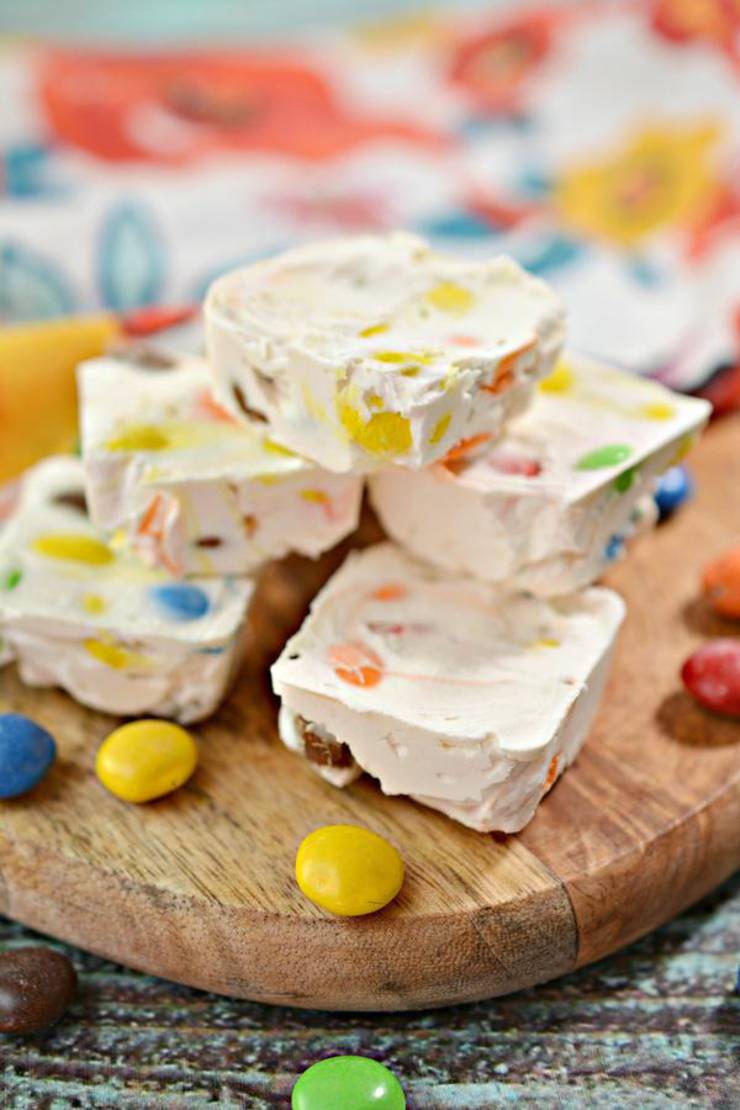 5 Ingredient Keto M & M Candy Cheesecake Fat Bombs – BEST M & M Candy Cream Cheese Fat Bombs – NO Bake – Easy Low Carb Recipe – Ketogenic Diet Friendly & Beginner – Desserts – Snacks