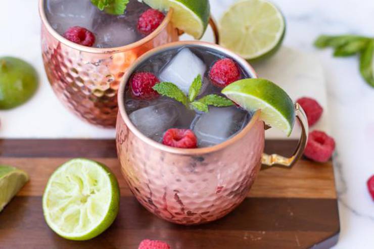 Alcoholic Drinks – BEST Ginger Beer Raspberry Margarita Recipe – Easy and Simple On The Rocks Alcohol Drinks