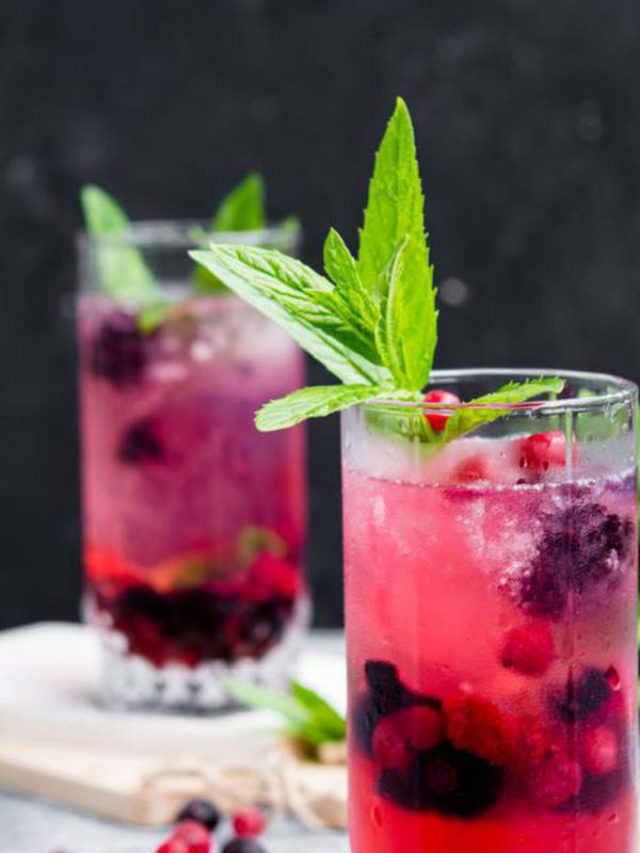 KETO LOW CARB MIXED BERRY VODKA COCKTAIL Story