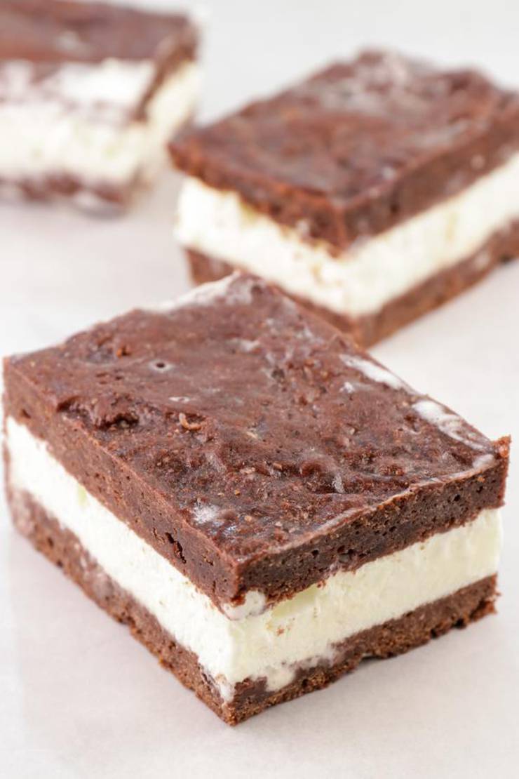 Keto Ice Cream Sandwich – BEST Chocolate Brownie Ice Cream Sandwich Recipe – {Easy} NO Sugar Gluten Free Low Carb Recipe – Desserts – Snacks
