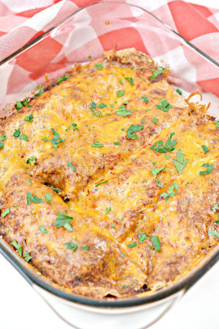 Keto Chicken Enchiladas – EASY Low Carb Chicken Enchiladas Recipe – BEST Dinner – Lunch – Appetizer Idea