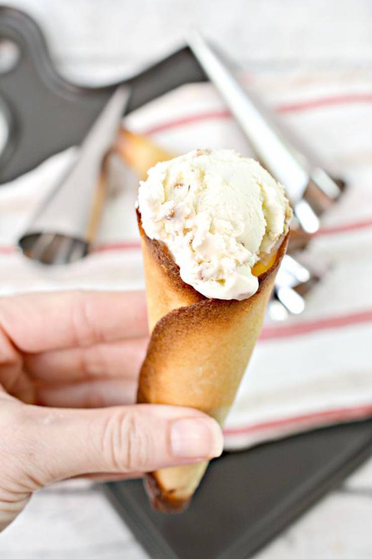 Keto Ice Cream Cones! BEST Low Carb Keto Ice Cream Cone Idea – Quick & Easy Ketogenic Diet Recipe – Snacks – Desserts