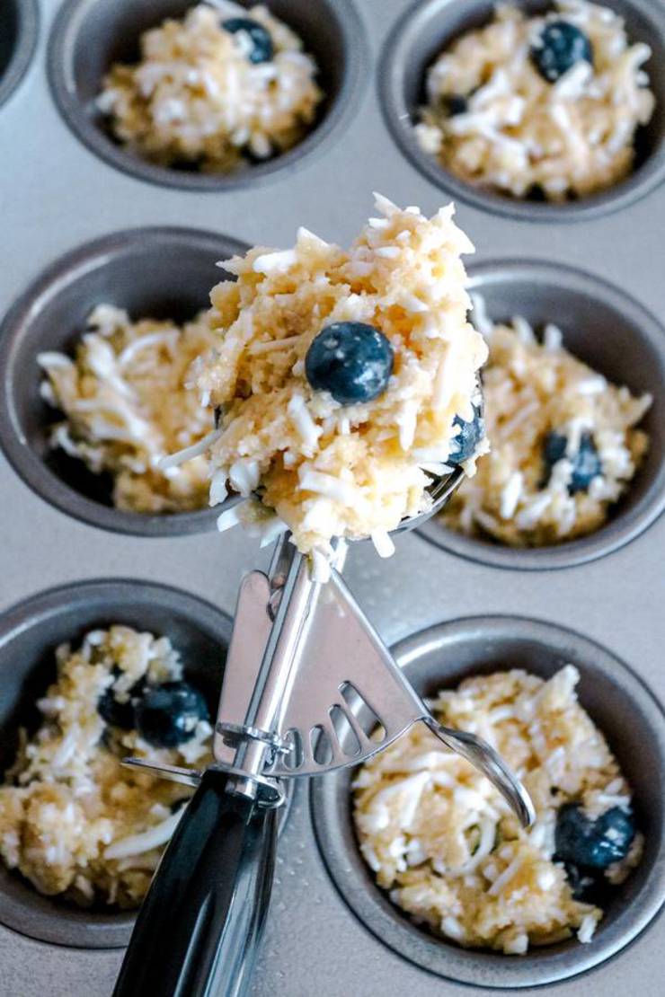 Keto Mini Blueberry Muffins