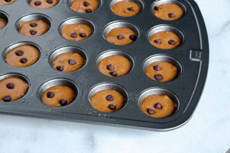 Keto Mini Cookie Dough Muffins