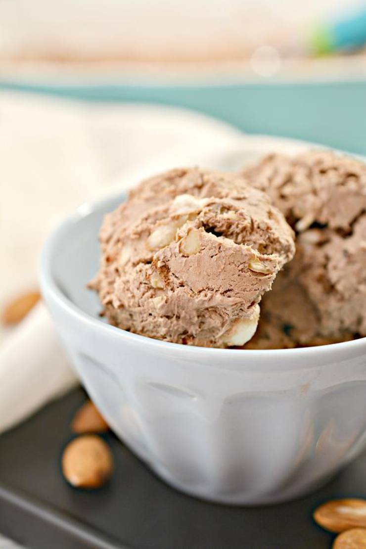 Keto Ice Cream! BEST Low Carb Keto Rocky Road Ice Cream Idea – Quick & Easy Ketogenic Diet Recipe – No Churn Ice Cream - Snacks - Desserts