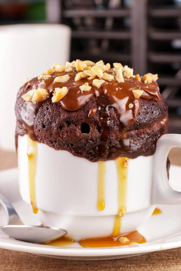 BEST Keto Mug Cakes! Low Carb Microwave Chocolate Snickers ...
