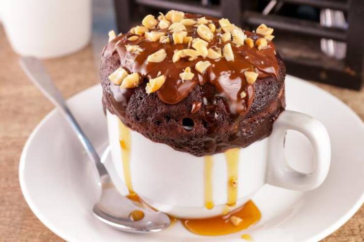 BEST Keto Mug Cakes! Low Carb Microwave Chocolate Snickers Idea – Quick & Easy Ketogenic Diet Recipe – Completely Keto Friendly Baking