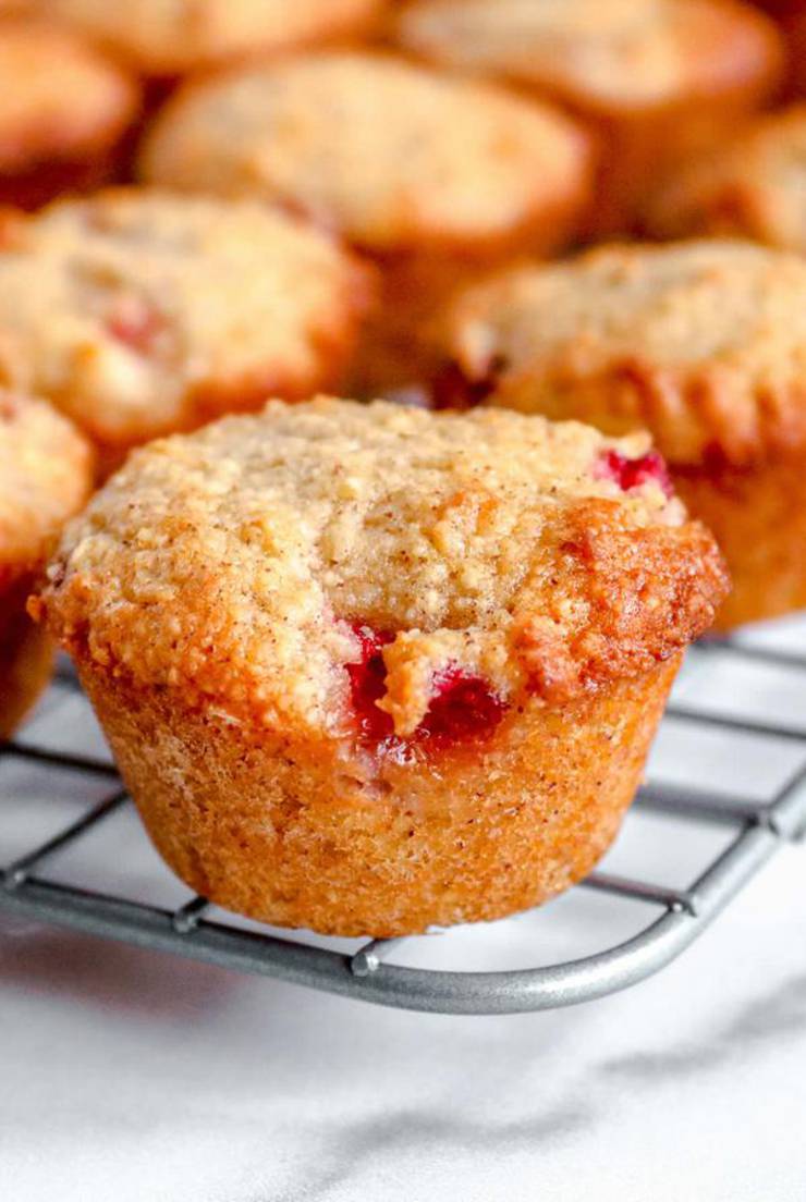 Keto Muffins! BEST Low Carb Mini Strawberry Muffin Idea