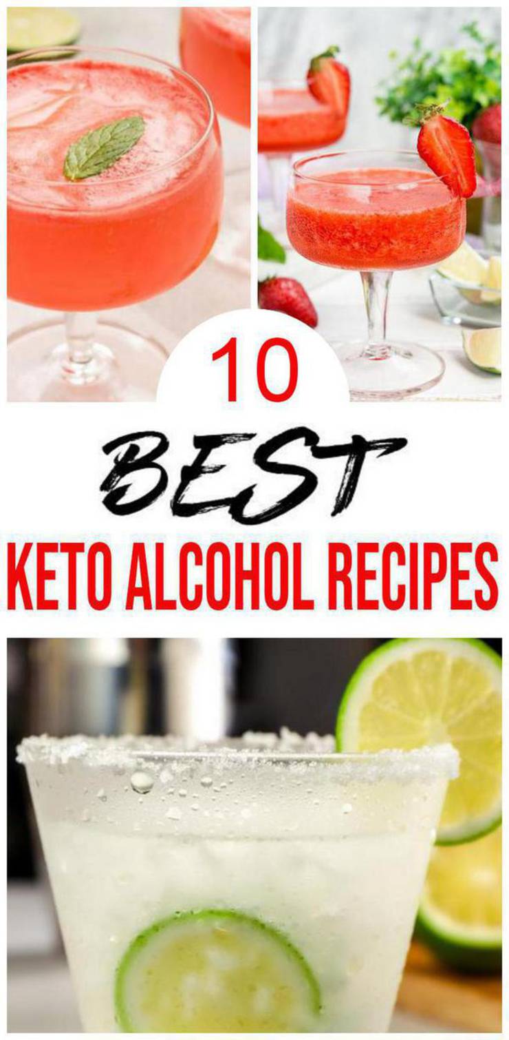 10 Keto Alcohol Recipes – BEST Keto Low Carb Cocktail Ideas – Easy Ketogenic Diet Ideas