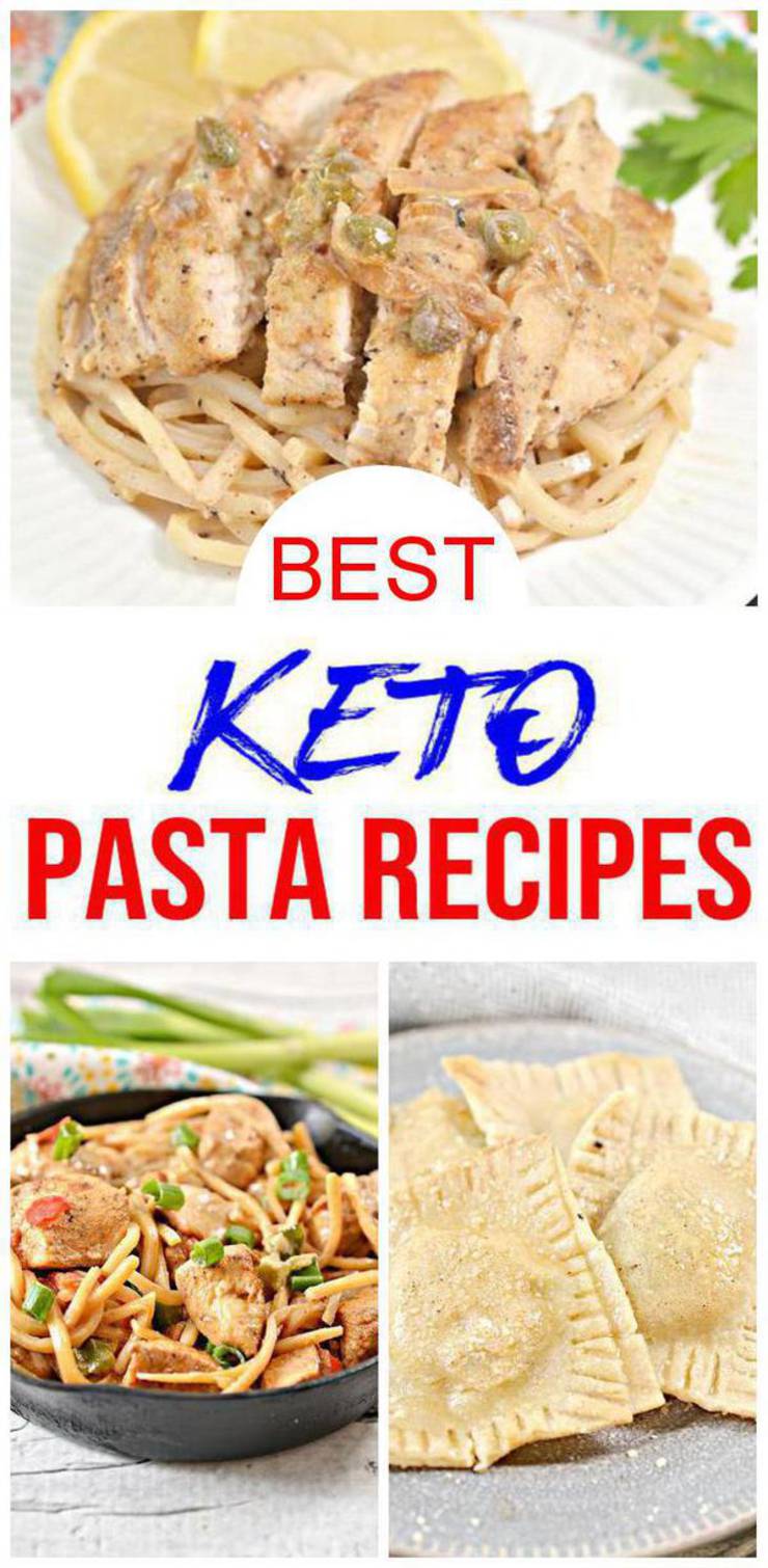 7 Keto Pasta Recipes – BEST Low Carb Keto Pasta Ideas – Easy Ketogenic Diet Lunch – Dinner – Side Dishes