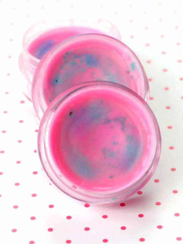 COOL DIY COTTON CANDY LIP GLOSS IDEA – EASY LIP BALM RECIPE STORY