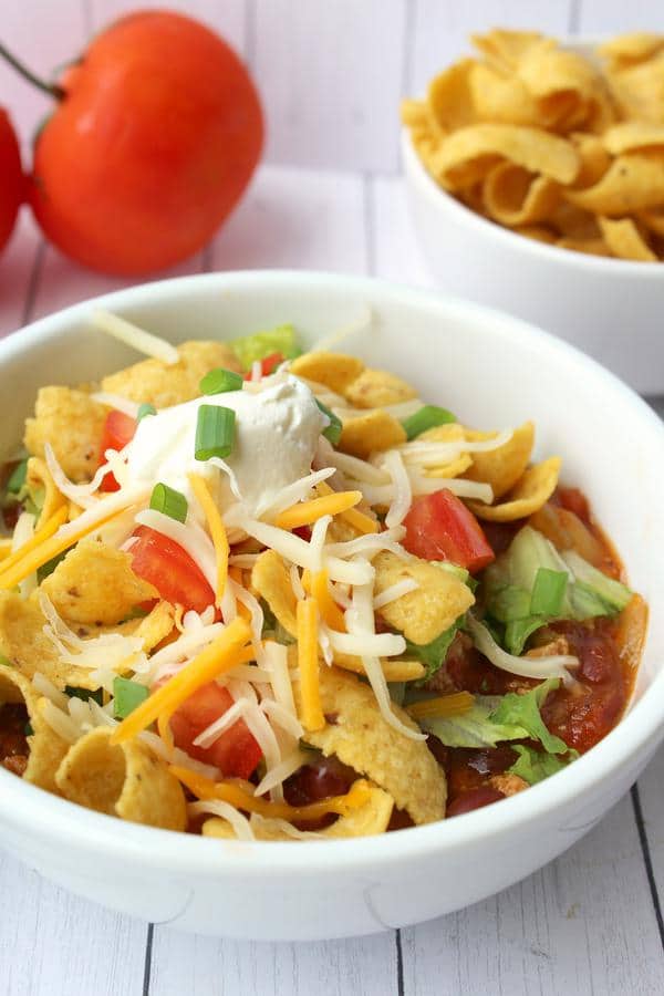 Frito Taco Salad – EASY Ground Beef Recipes – BEST Mexican Dinners – Crock Pot - Slow Cooker Recipe – Homemade Dinner – Lunch – Side Dishes