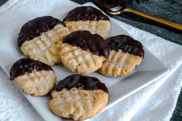 BEST Keto Cookies! Low Carb Butter Cookie Idea – Chocolate Dipped – Quick & Easy Ketogenic Diet Recipe – Completely Keto Friendly