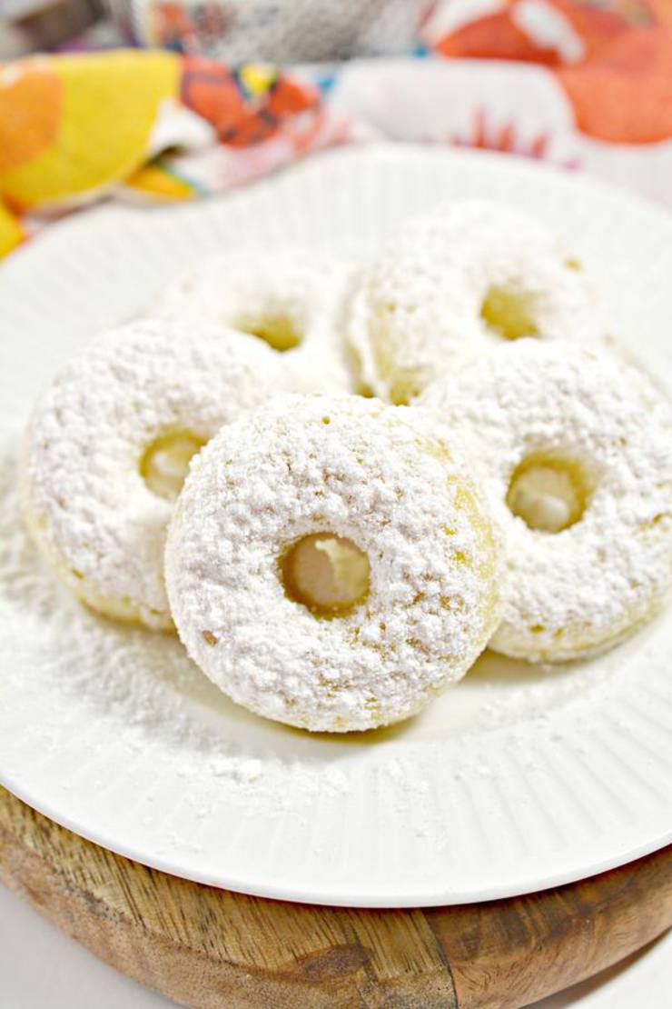 Keto Mini Donuts – Super Yummy Low Carb Copycat Hostess Powdered Sugar Mini Donettes Recipe – Treats For Ketogenic Diet – Desserts – Snacks – Breakfast