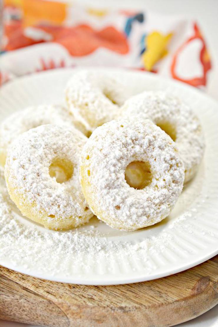Keto Mini Donuts – Super Yummy Low Carb Copycat Hostess Powdered Sugar Mini Donettes Recipe – Treats For Ketogenic Diet – Desserts – Snacks – Breakfast