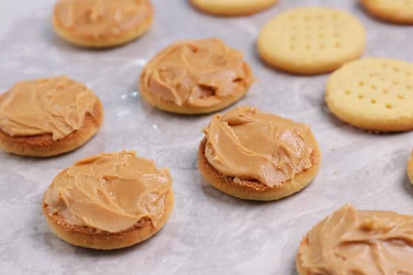 Keto Mini Ritz Peanut Butter Crackers
