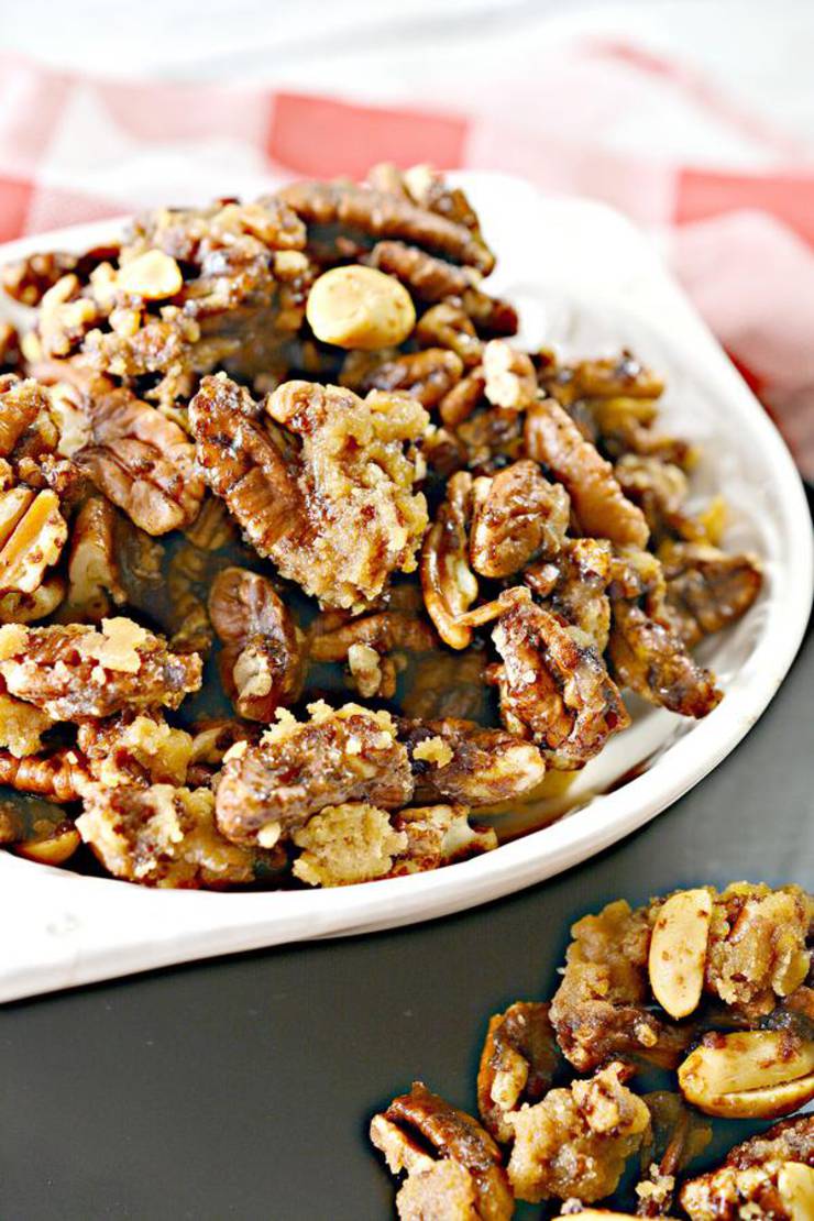 BEST Keto Pecans! Low Carb Keto Caramel Coated Pecans Idea