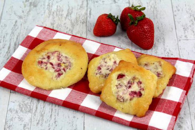 Keto Breakfast – BEST Low Carb Keto Strawberry Cream Cheese Danish Recipe – Easy – Breakfast – Desserts – Snacks – Sweets – Keto Friendly & Beginner