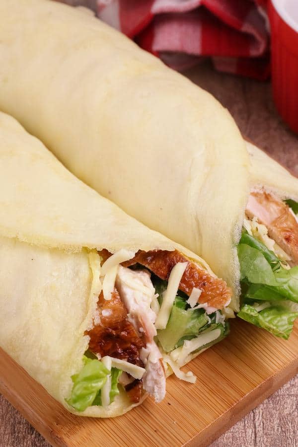 Keto Low Carb Chicken Ranch Wraps – Ketogenic Diet Recipe Roll Ups ...