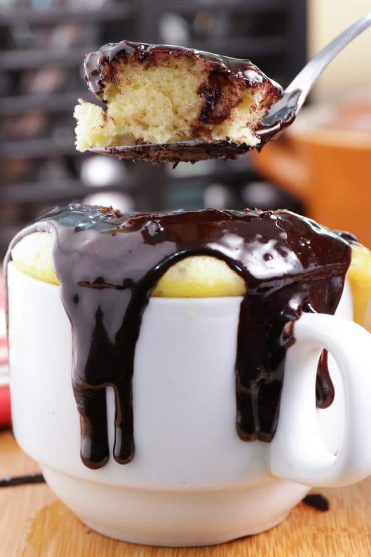 BEST Keto Mug Cakes! Low Carb Microwave Chocolate Glaze Donut Idea – Quick & Easy Ketogenic Diet Recipe – Completely Keto Friendly Baking – Gluten Free