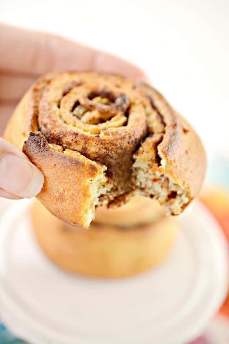 Keto Cinnamon Rolls - Super Yummy Low Carb Copycat Starbucks Morning Buns Recipe For Ketogenic Diet - Gluten Free