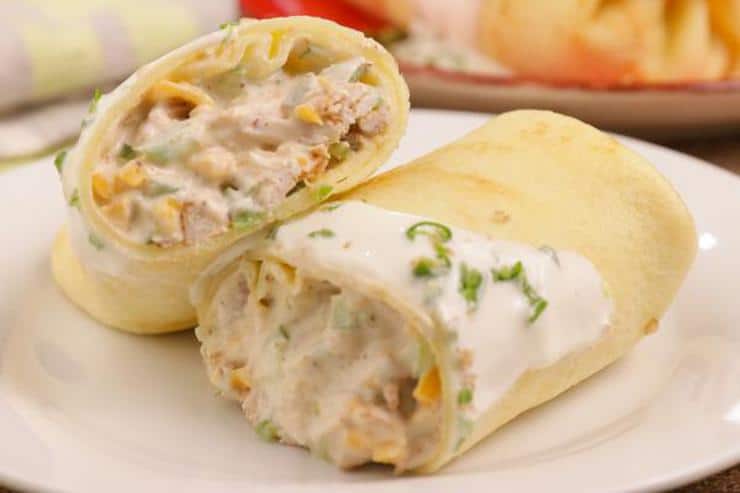 Keto Burrito! BEST Low Carb Keto Jalapeno Popper Burrito Wraps – Chicken Idea – Quick & Easy Ketogenic Diet Recipe – Completely Keto Friendly