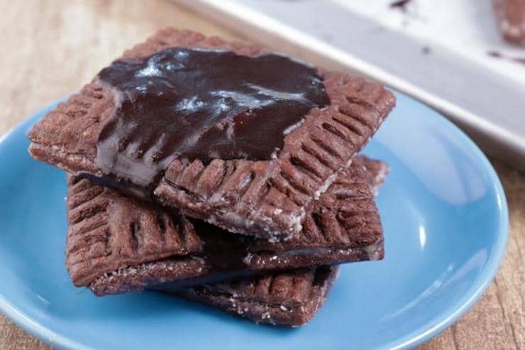 Keto Pop Tarts – {EASY} Low Carb Keto Frosted Oreo Cookie Chocolate Pop Tarts Recipe – BEST Ketogenic Diet Idea - Gluten Free
