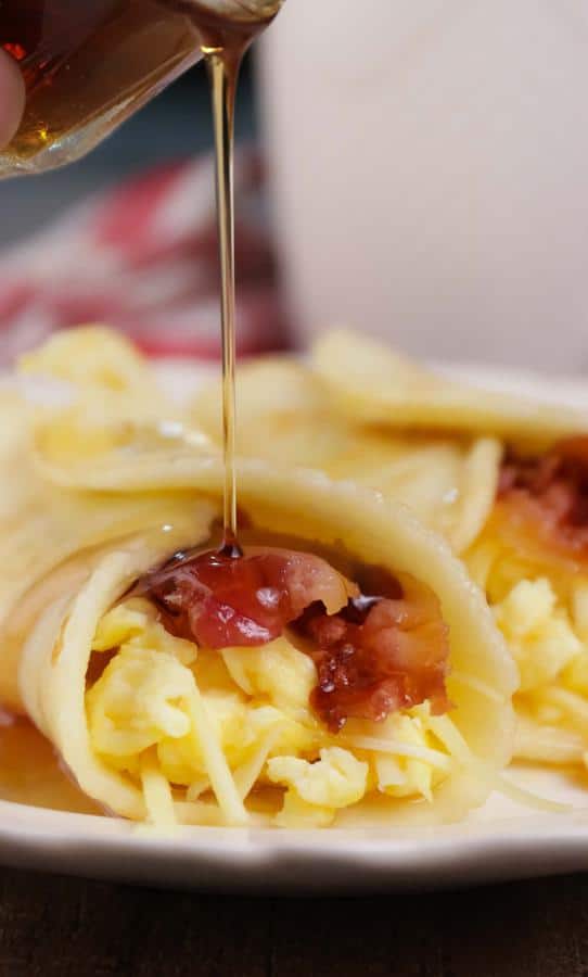 Keto Low Carb Breakfast Burrito Wraps – Ketogenic Diet Recipe Pancake