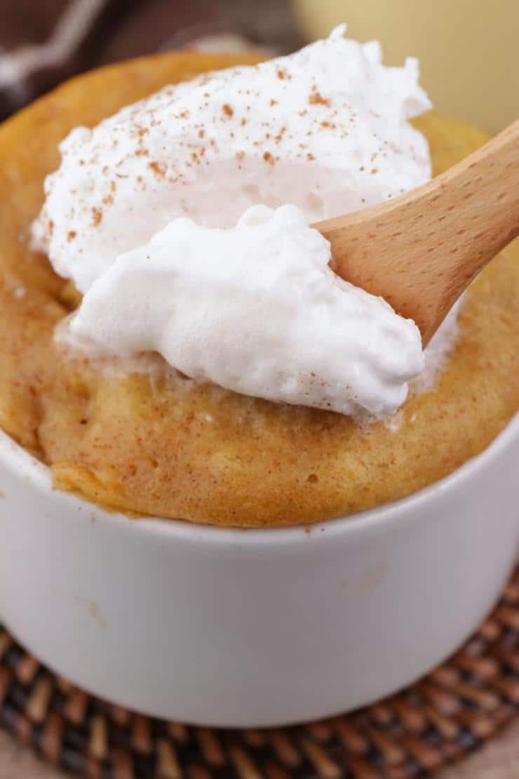BEST Keto Mug Cakes! Low Carb Microwave Pumpkin Pie In A Mug Idea – Quick & Easy Ketogenic Diet Recipe – Completely Keto Friendly Baking – Gluten Free