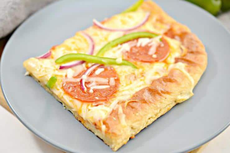 Keto Pizza! Low Carb Sheet Pan Pizza – Ketogenic Diet Recipe – Appetizers – Side Dish – Lunch – Dinner – Completely Keto Friendly & Beginner - Gluten Free
