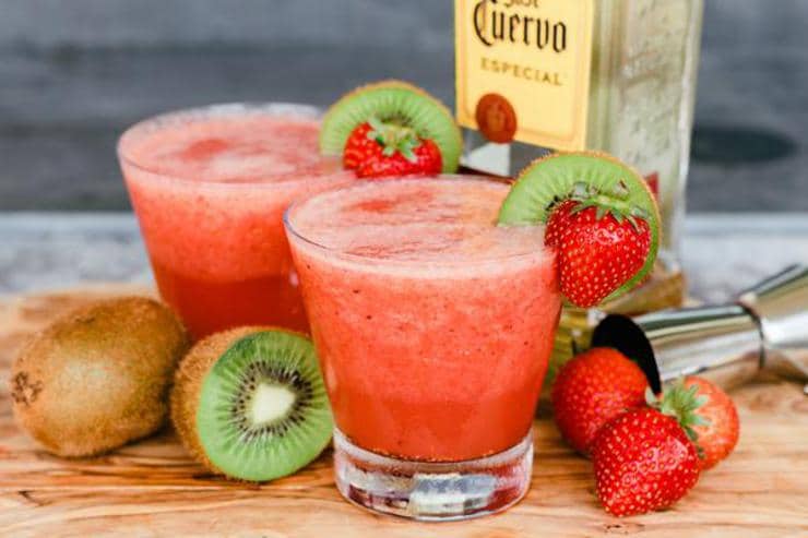 Keto Margarita – BEST Low Carb Strawberry Margarita Punch Recipe – EASY Ketogenic Diet Alcohol Drink Mix You Will Love