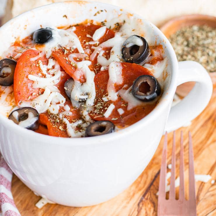 Microwave Mug Recipe – Easy Microwave Fettuccine Alfredo Mug Meals For One – Simple Cooking