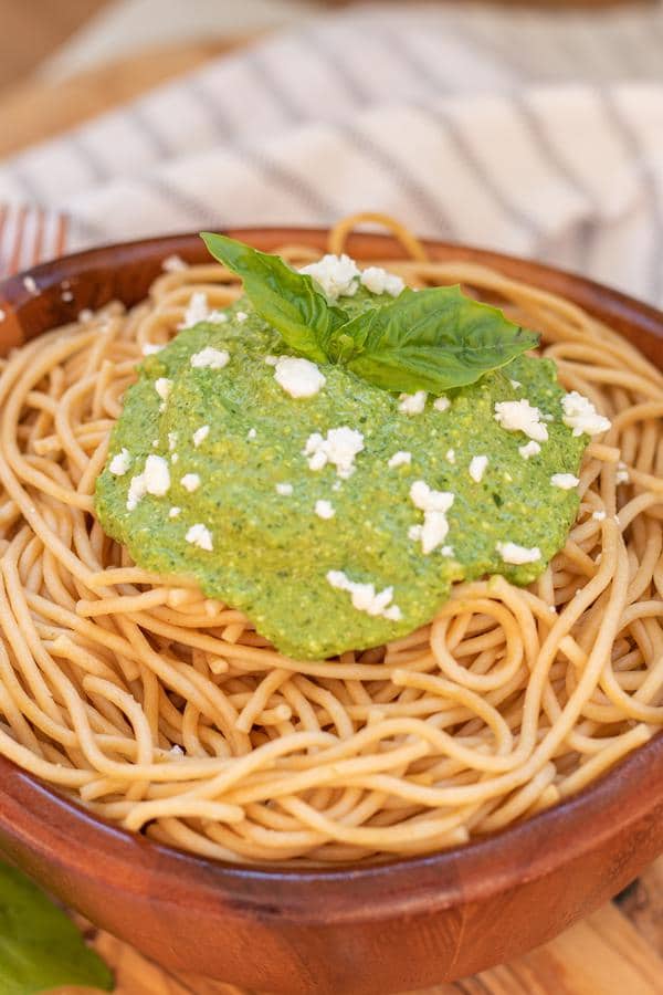 Pesto Sauce – EASY Pesto – BEST Healthy Creamy Pesto Sauce - Dinners – Lunch – Side Dishes - DIY Homemade Pesto Sauce For Pasta 