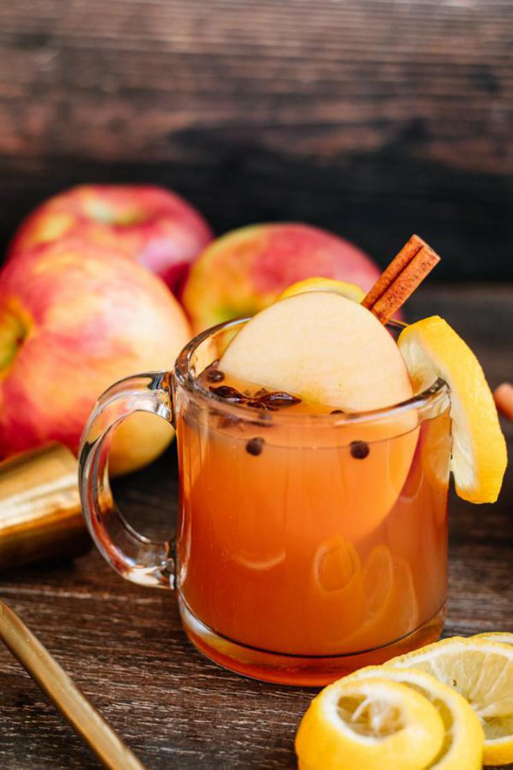 Alcoholic Drinks BEST Apple Cider Hot Toddy Recipe