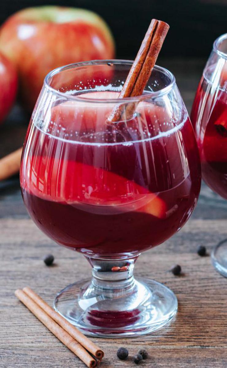 Alcoholic Drinks – BEST Spiked Harvest Punch Recipe – Easy and Simple On The Rocks Boozy Alcohol Drinks