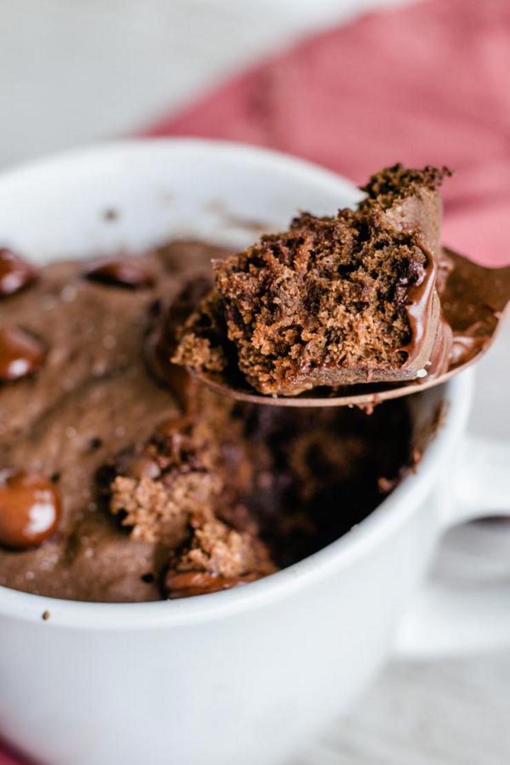 Gluten Free Mug Cake – BEST Gluten Free Chocolate Brownie Mug Cake – Easy Microwave Recipe – Snacks – Desserts