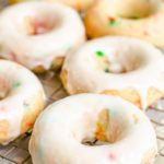 Gluten Free Donuts – BEST Gluten Free Funfetti Donuts – Easy Cake Mix Recipe – Snacks – Desserts