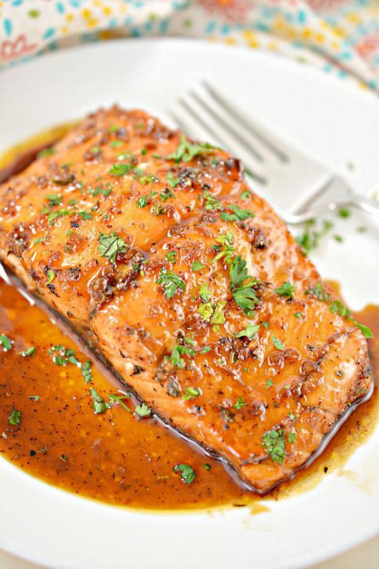Keto Salmon – BEST Low Carb Honey Garlic Salmon Recipe {Easy – Homemade ...