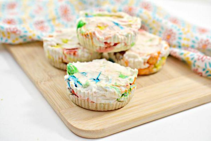 Keto Cheesecake – BEST Low Carb Keto Monster Cookie Cheesecake Bites – No Bake Easy – Snacks – Desserts – Gluten Free - Sugar Free