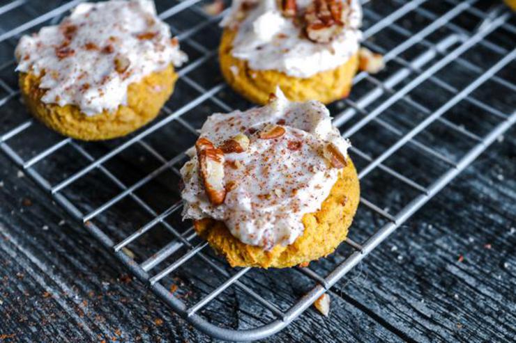 Keto Pumpkin Cookies – Best Low Carb Pumpkin Recipe – Pumpkin Cookies With Cream Cheese Frosting Gluten Free