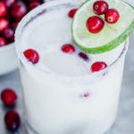 Alcoholic Drinks – BEST White Christmas Margarita Recipe – Easy and Simple On The Rocks Alcohol Drinks