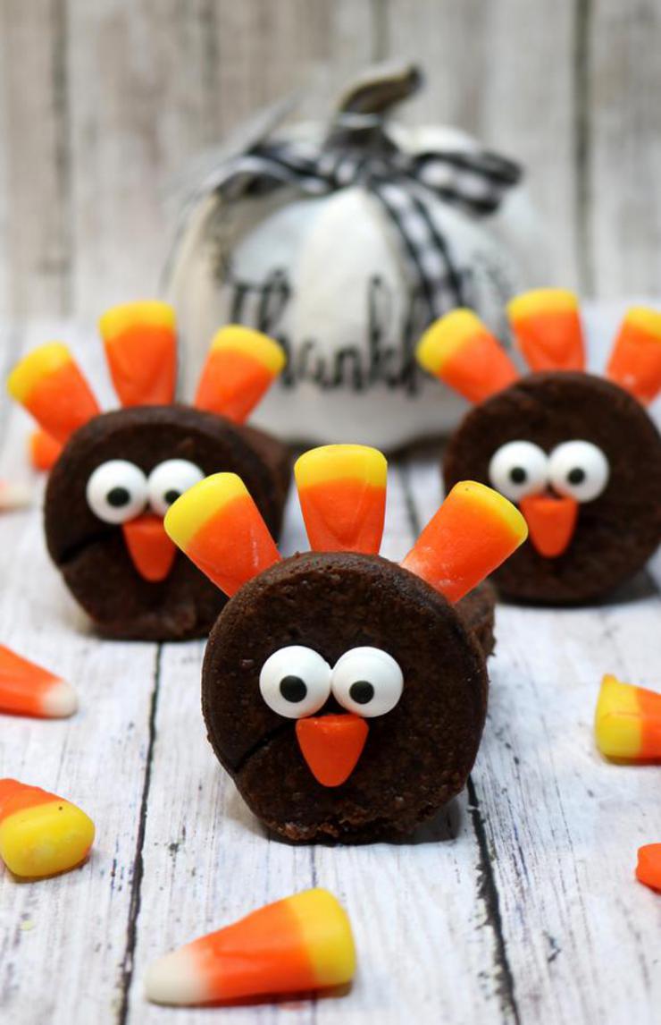 Turkey Brownies – BEST Edible Turkey Crafts – Easy Thanksgiving