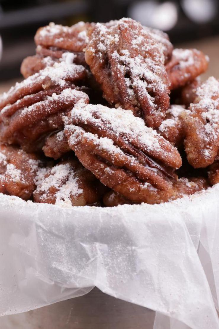 BEST Keto Pecans! Low Carb Keto Churro Candied Coated Pecans Idea β Quick & Easy Ketogenic Diet Recipe β Completely Keto Friendly