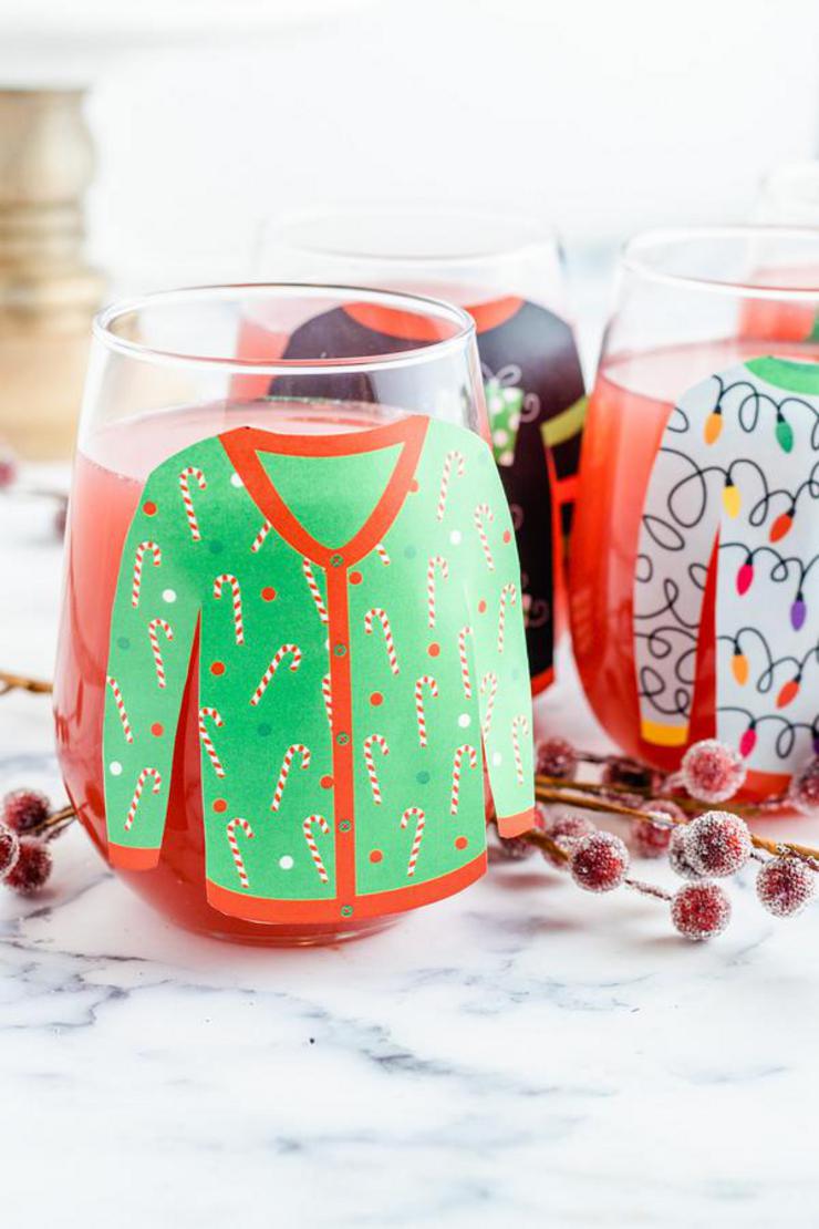 Alcohol Drinks Ugly Christmas Sweater Margarita Punch