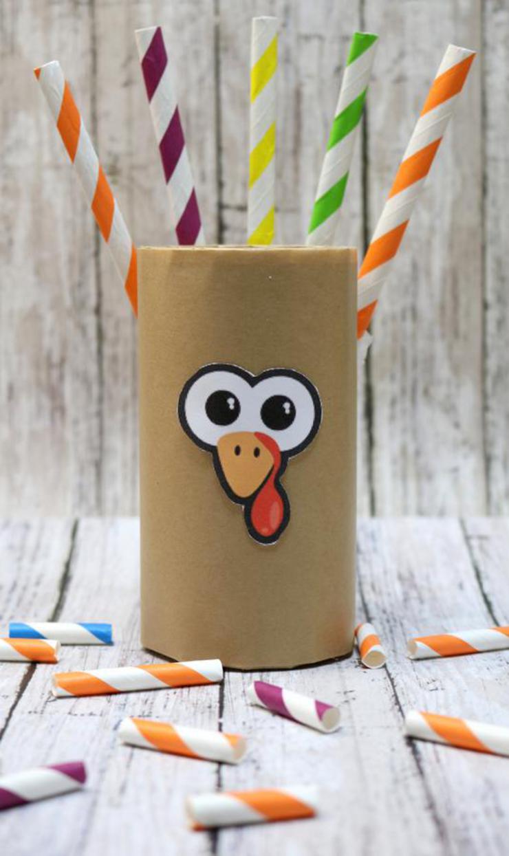 Turkey Crafts – BEST Soda Can Turkey Crafts – {Easy} Thanksgiving Kids Craft Idea