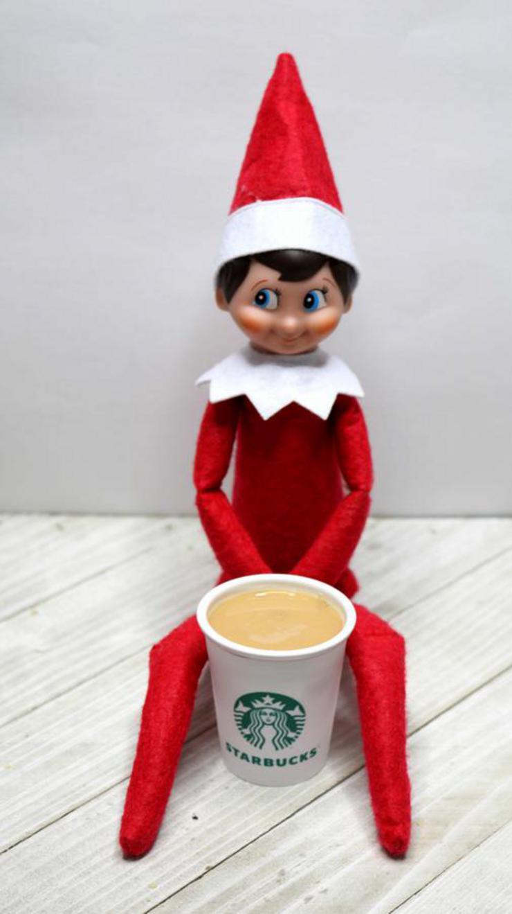 Elf On The Shelf Starbucks