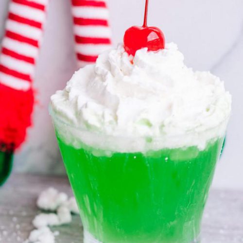 Grinch Mocktail – How To Make Grinch Punch – Easy & Quick Recipe – Fun Kids Juice – Party Idea – Grinch DIY