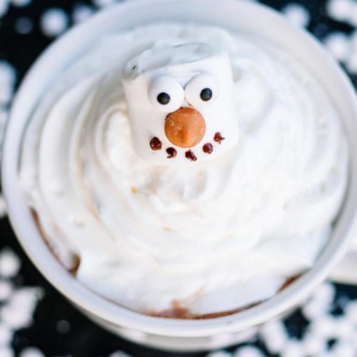 Hot Chocolate Drinks – BEST Melted Snowman Hot Chocolate Recipe – Easy and Simple Holiday Drink Idea