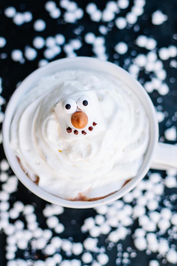 Melted Snowman Hot Chocolate