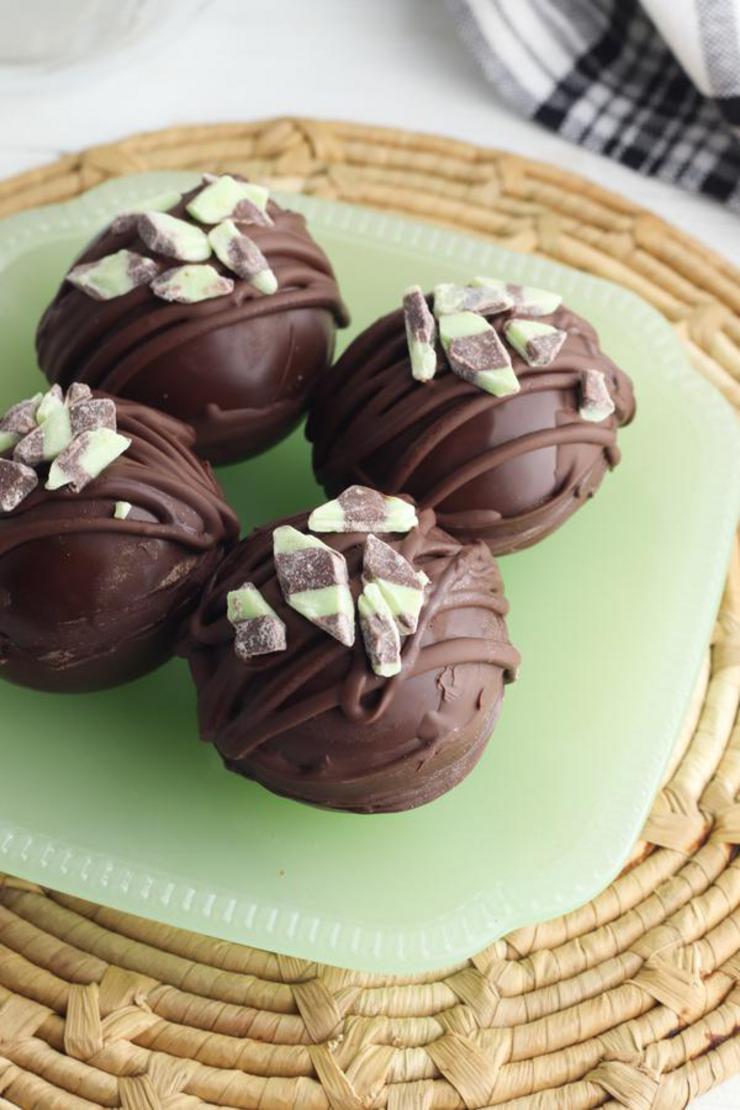 Hot Chocolate Bombs Easy Mint Chocolate Bomb Recipe